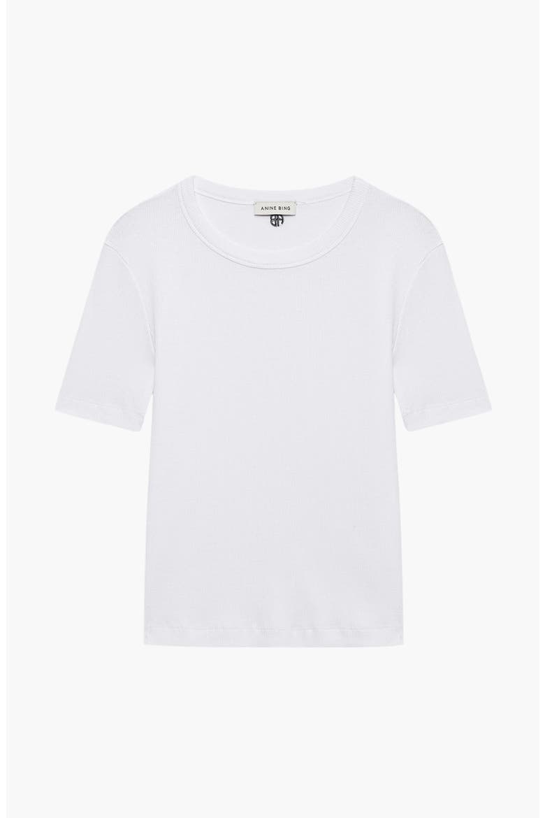 Sixtine Short Sleeve Tee, Alternate, color, White