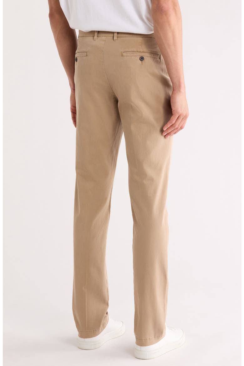 Garment Dyed Flat Front Pant, Alternate, color, KHAKI