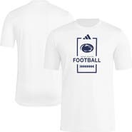 adidas Men's adidas White Penn State Nittany Lions Football Polyester T-Shirt