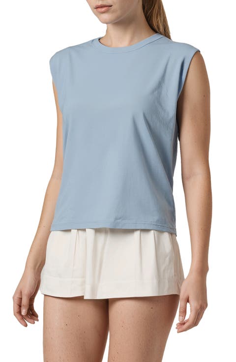 Kimberly Cotton Jersey Muscle Tank