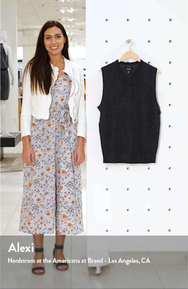 Merino Wool Sweater Vest, sales video thumbnail