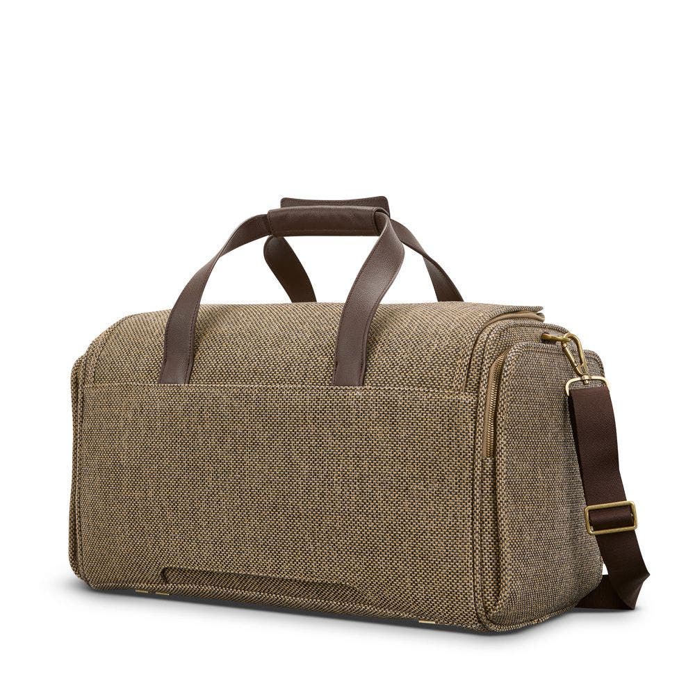 Hartmann Tweed Travel Duffel, Alternate, color, Tweed/Natural Leather