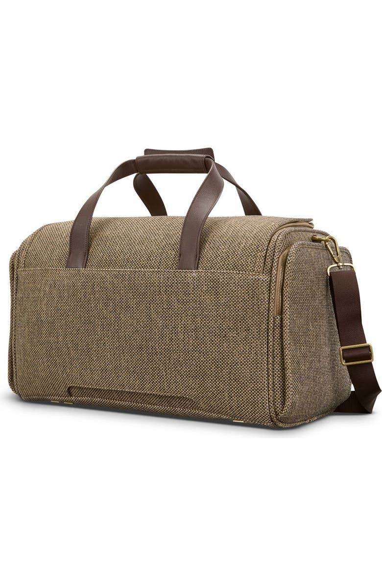 Hartmann Tweed Travel Duffel, Alternate, color, Tweed/Natural Leather