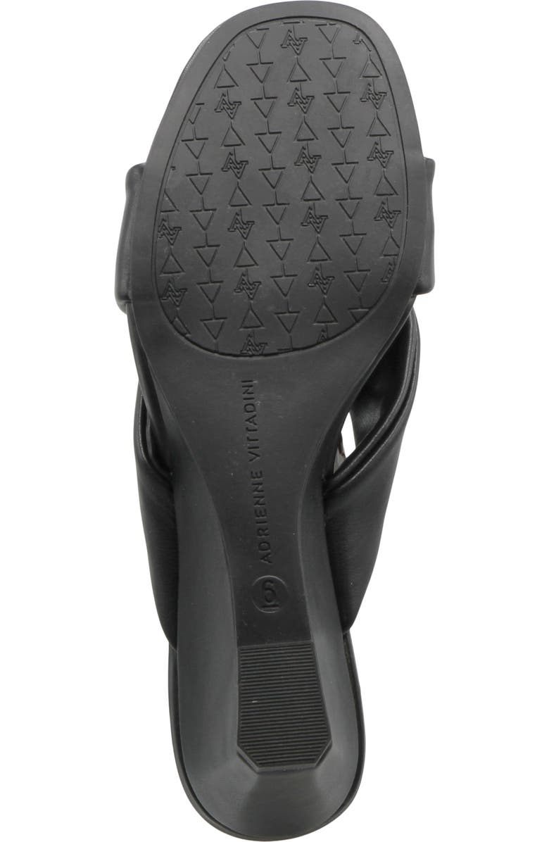 Adrienne Vittadini Arland Wedge Slide Sandal, Alternate, color, Black Mesh