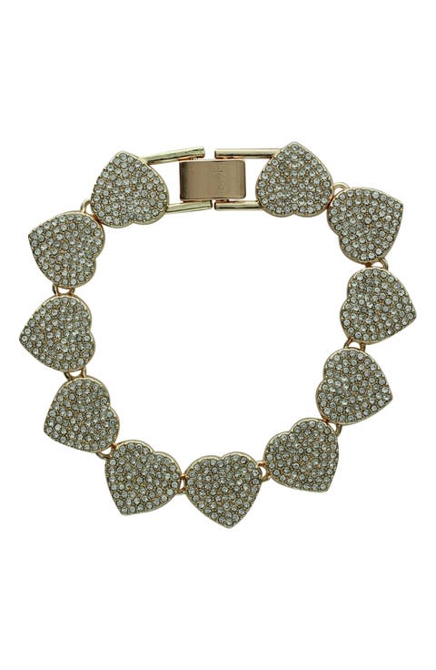 Icy Heart Bracelet