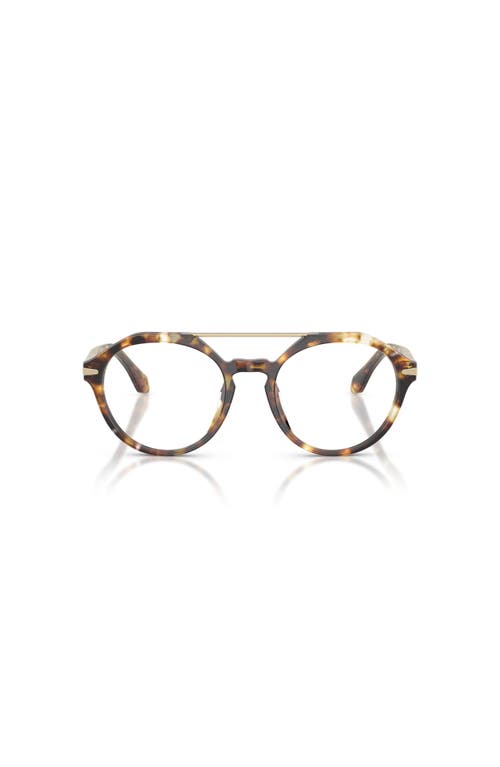Giorgio Armani 51mm Round Optical Glasses In Multi