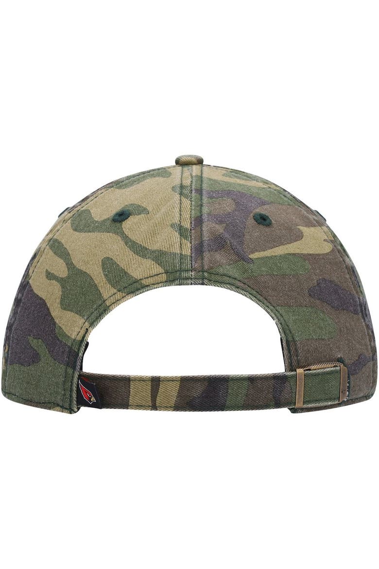 Men's '47 Camo Arizona Cardinals Woodland Clean Up Adjustable Hat, Alternate, color, Camo