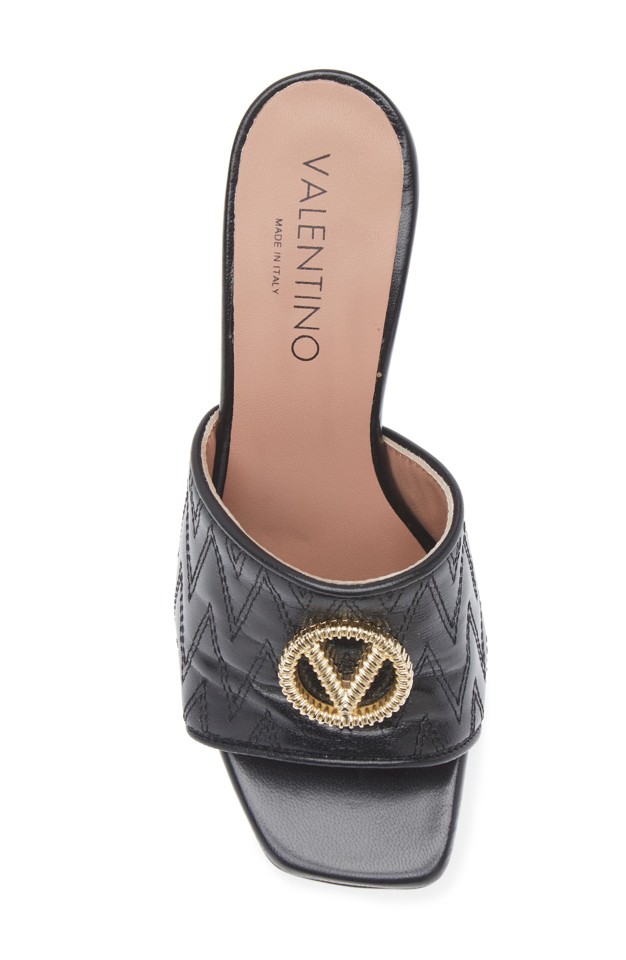VALENTINO BY MARIO VALENTINO Venere Heeled Sandal, Alternate, color, Black