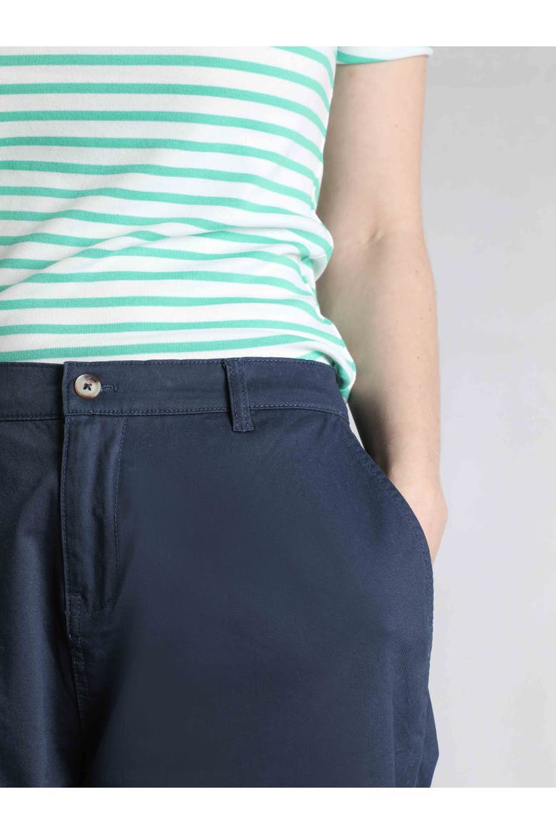 Annalise Knee Length Chino Shorts, Alternate, color, Navy