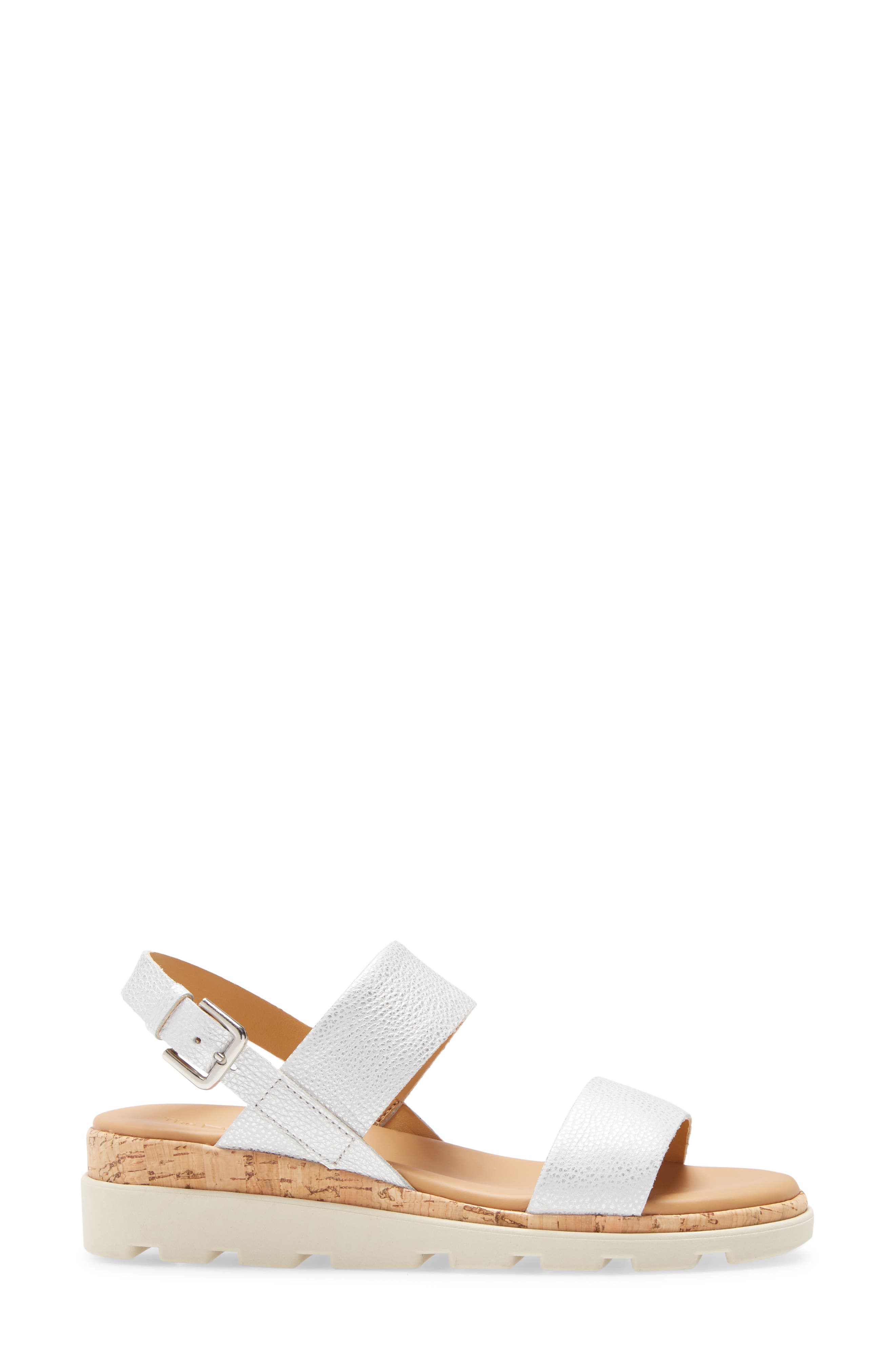 Mod Sandal, Alternate, color, SILVER CURTIS LEATHER