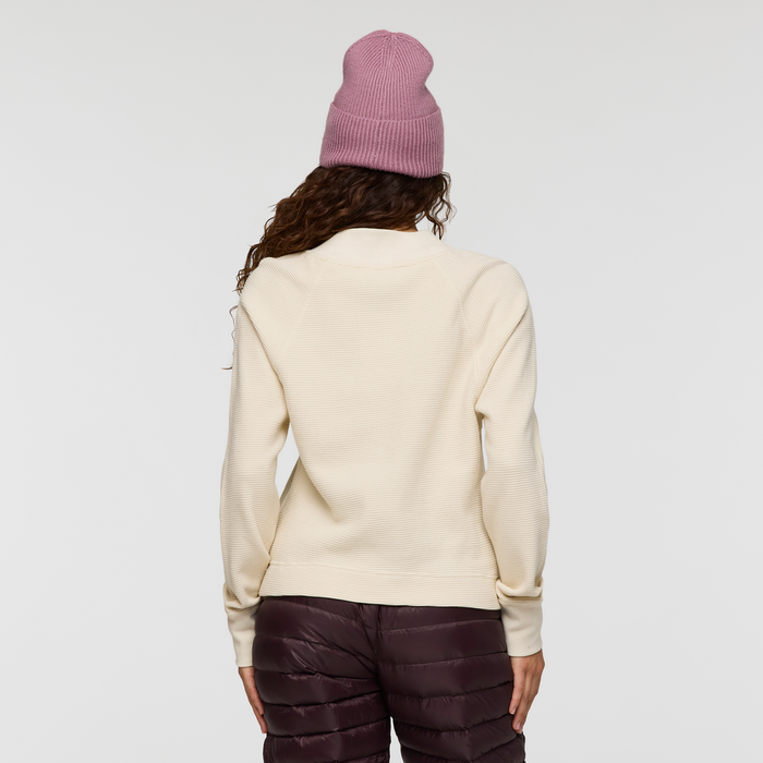 Atajo Long-Sleeve Waffle V-Neck - Women's - image 2