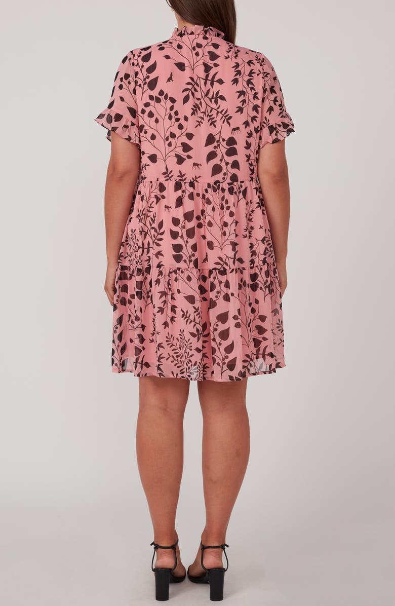 Estelle Aurora Tiered Minidress, Alternate, color, 