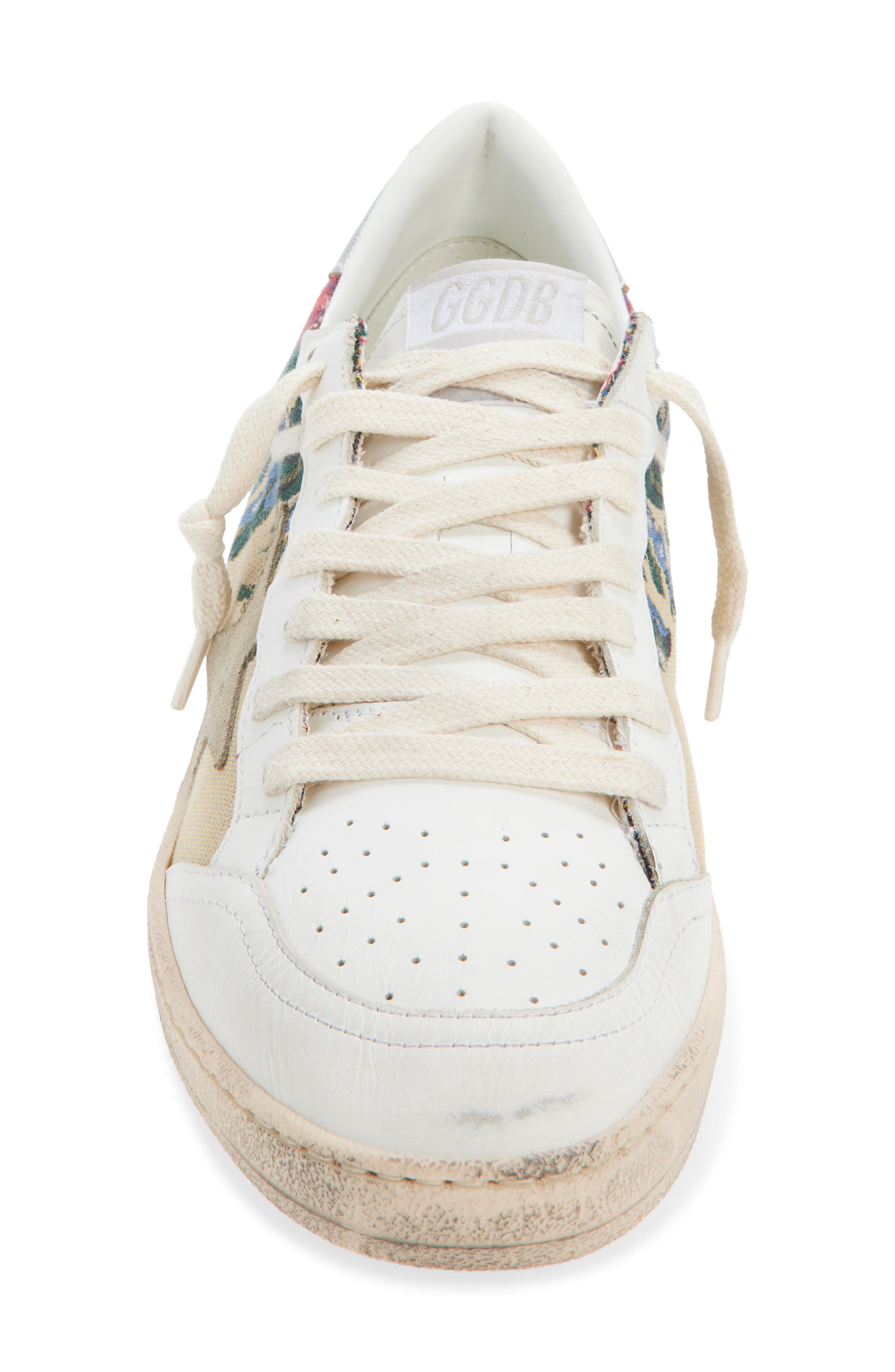 Golden Goose Ball Star Sneaker, Alternate, color, White/ Multicolor