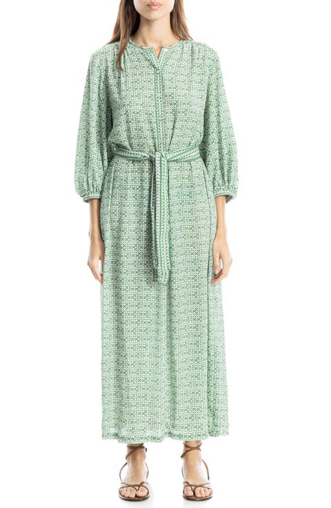 Medallion Print Maxi Dress