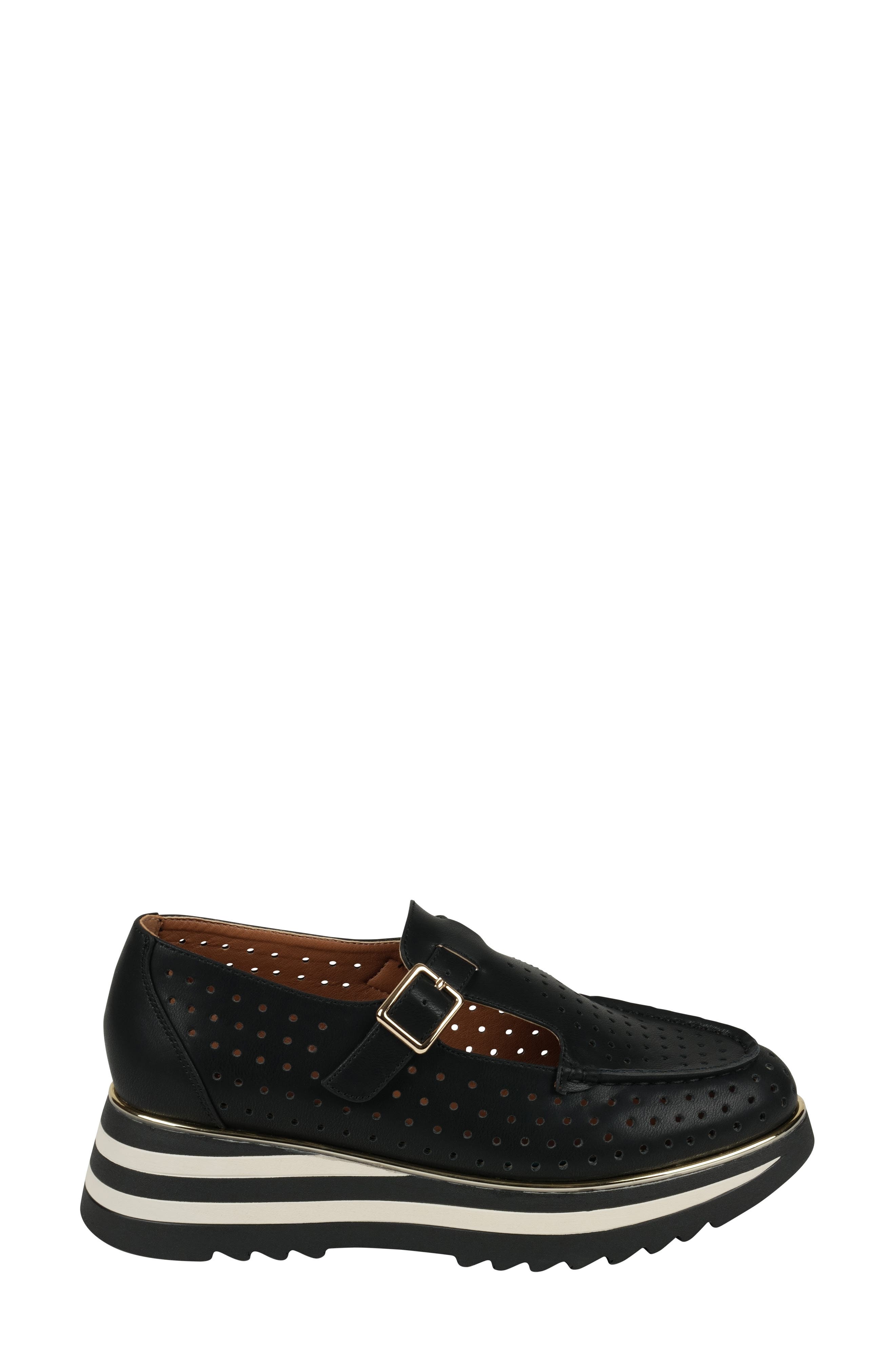 GOOD CHOICE NEW YORK Karmine Mary Jane Loafer, Alternate, color, Black