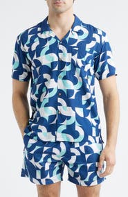 Boardies Print Camp Shirt