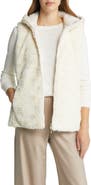 Gallery Reversible Water Resistant Vest with Removable Hood