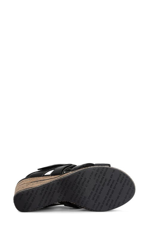 Donald Pliner Strappy Wedge Sandal In Black