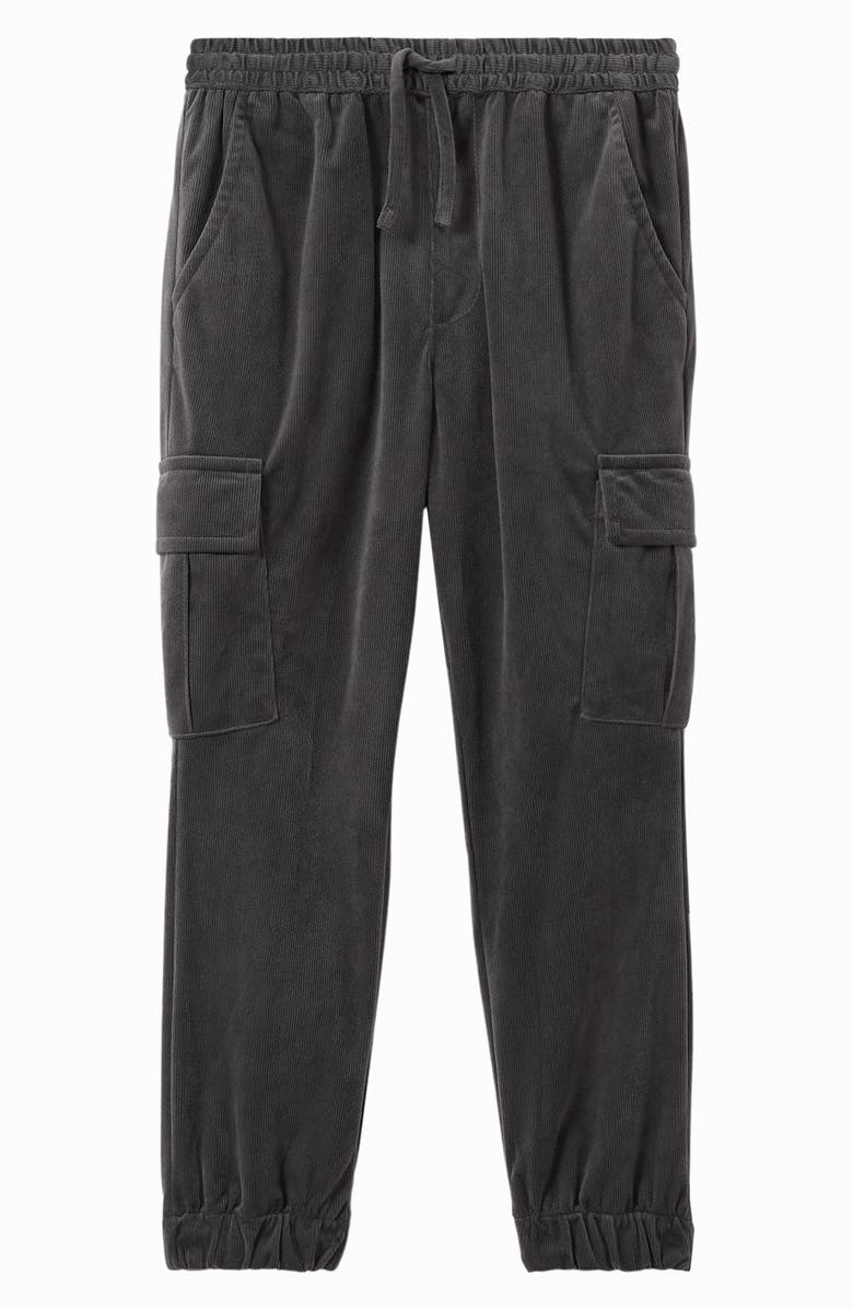 Reiss Kids' Aymos Sr. Corduroy Tapered Cargo Pants, Main, color, 