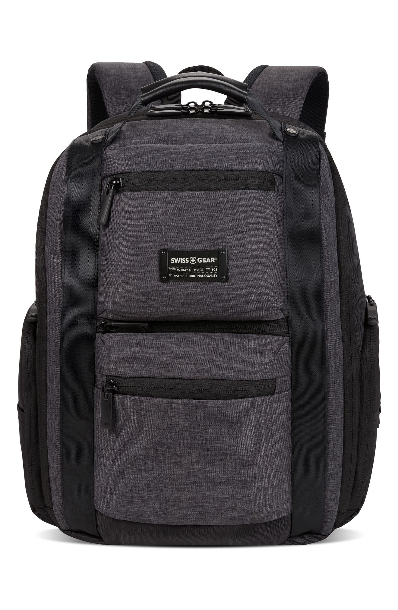 SWISSGEAR 3671 USB ScanSmart Laptop Backpack, Main, color, 