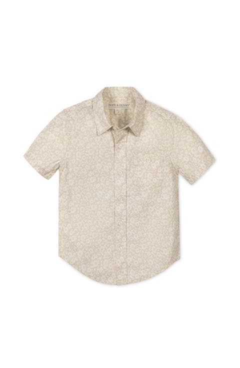 Kids' Linen Short Sleeve Shirt (Little Kid and Big Kid)