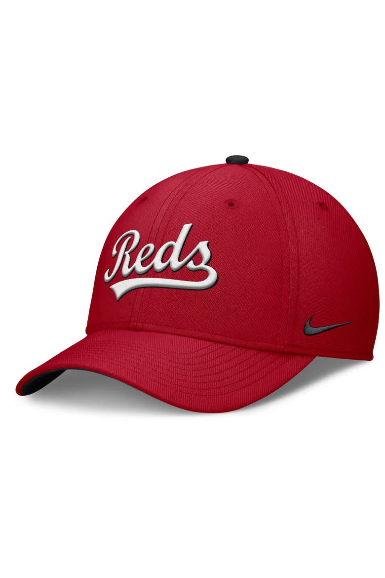 Men's Nike Red Cincinnati Reds Primetime Rise Dri-FIT Flex Hat, Main, color, Red