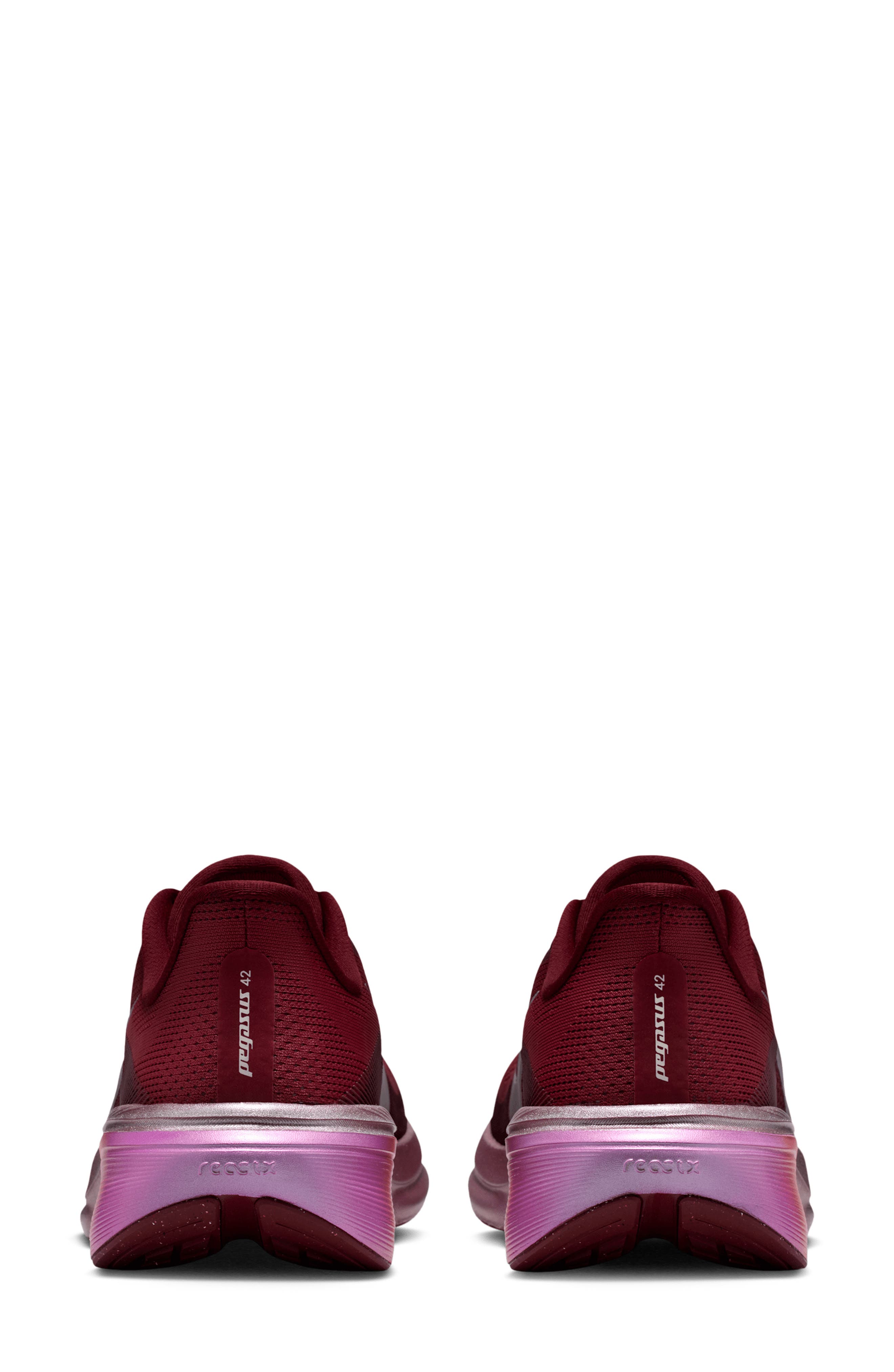 Nike Pegasus 42 Running Shoe, Alternate, color, Red/ Pink/ Bordeaux/ Green