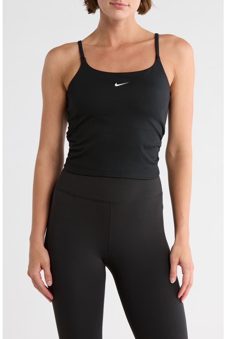 One Dri-FIT Camisole, Main, color, BLACK/ WHITE
