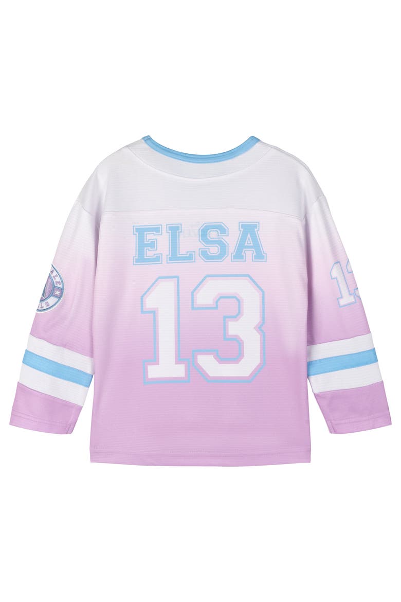Frozen Queen Elsa Athletic Hockey Jersey, Alternate, color, Lavender Elsa