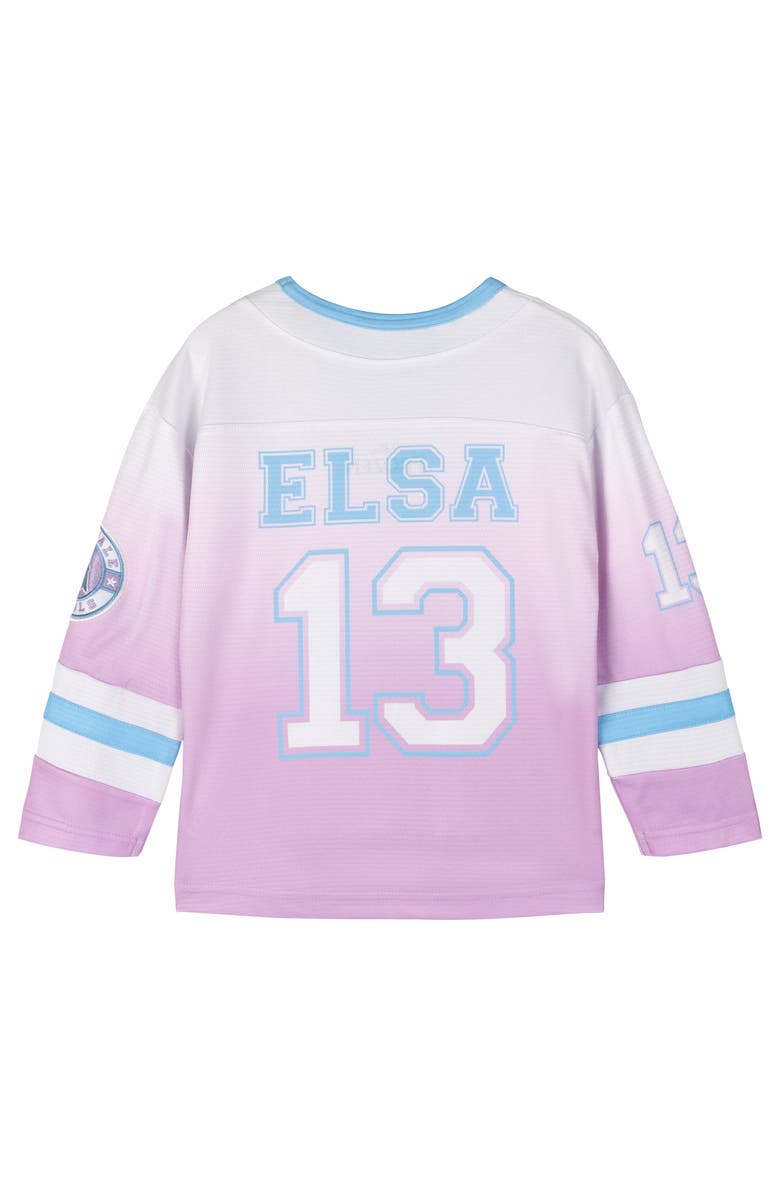 Disney Frozen Queen Elsa Athletic Hockey Jersey, Alternate, color, Lavender Elsa