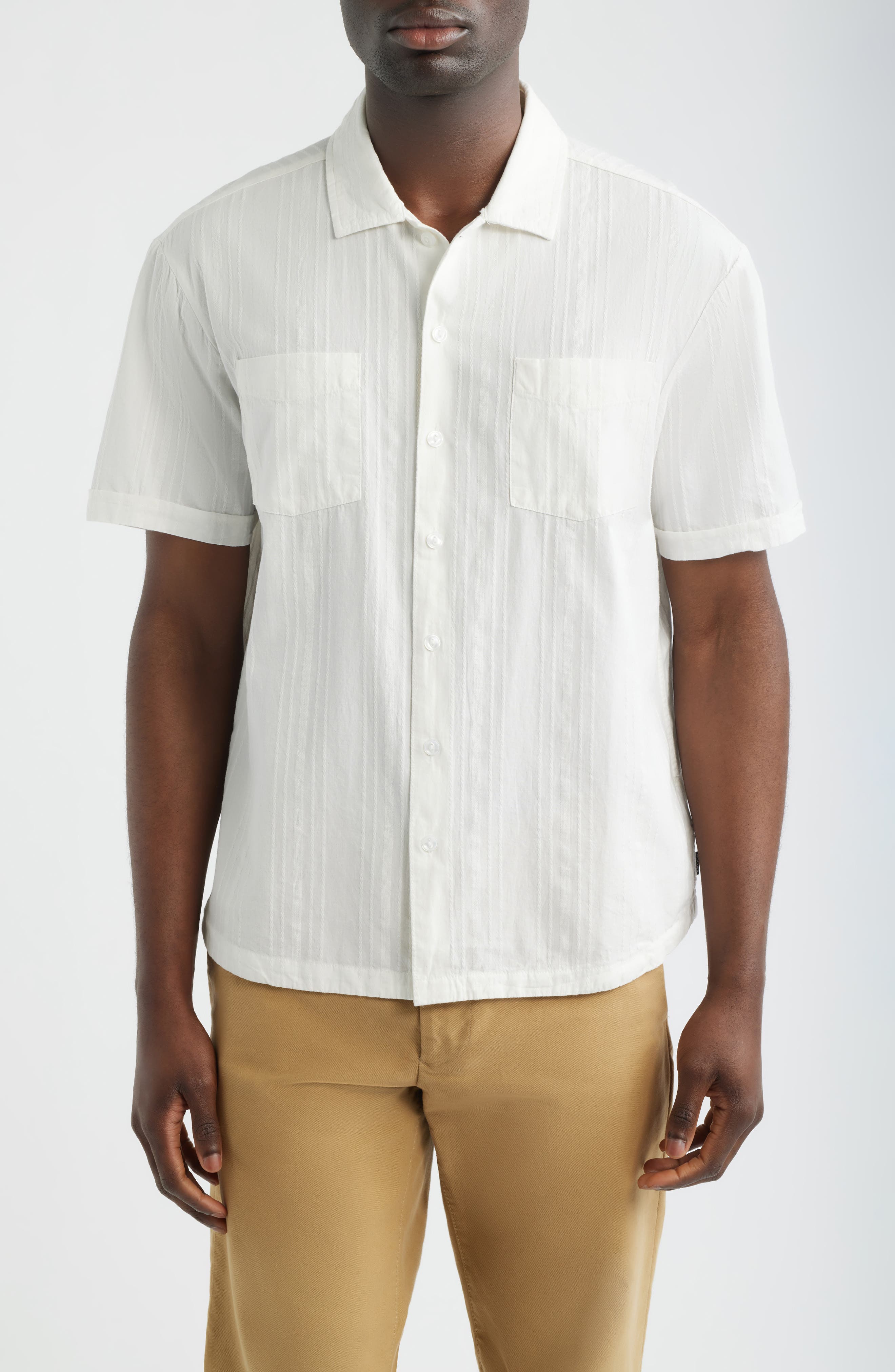 selected OFF WHITE JACQUARD STRIPE