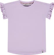 Stains and Stories by Babyface Ruffled Cap Sleeve T-Shirt