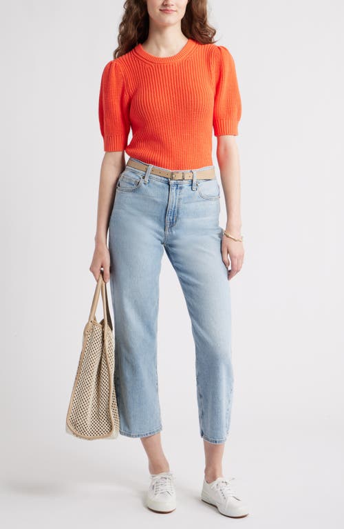 Caslonr Caslon(r) Elbow Sleeve Cotton Sweater