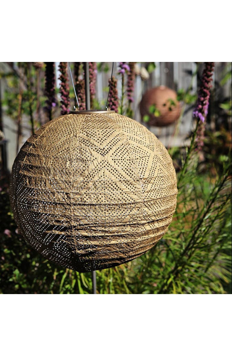 Allsop Home & Garden Soji Stella - Market Solar Lantern, Alternate, color, Bronze