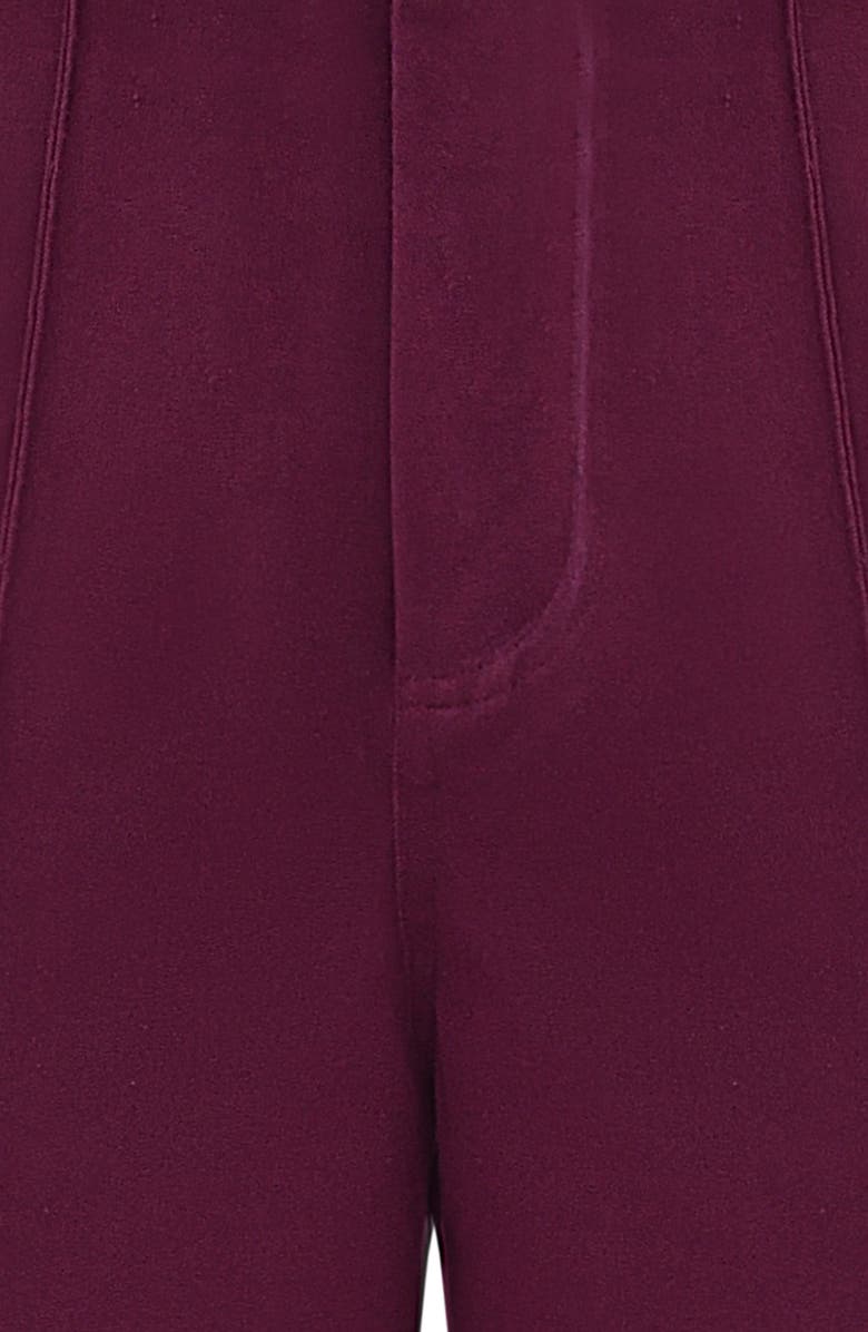 HOUSE OF CB Rivi Loose Fit Trousers, Alternate, color, Windsor Wine