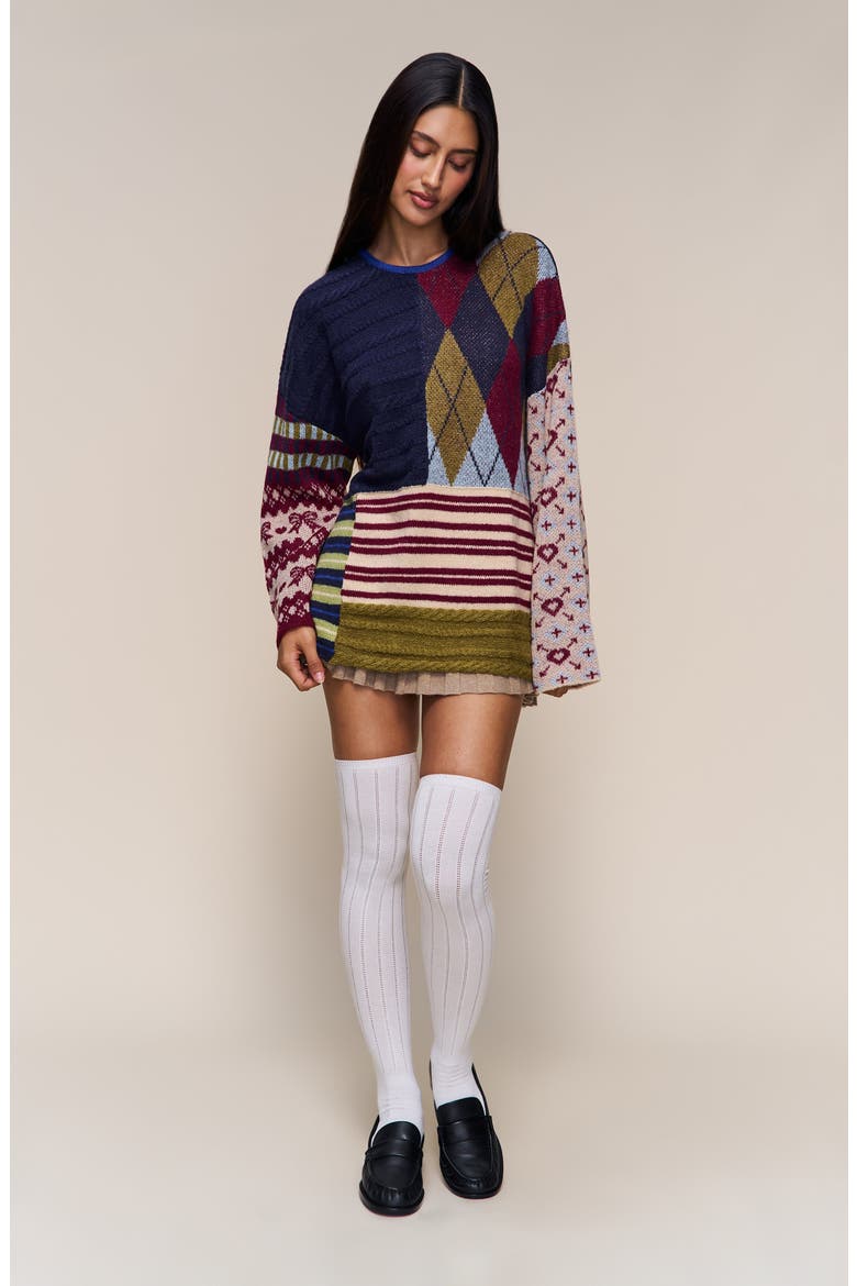 Zuri Sweater, Main, color, Blue Multi