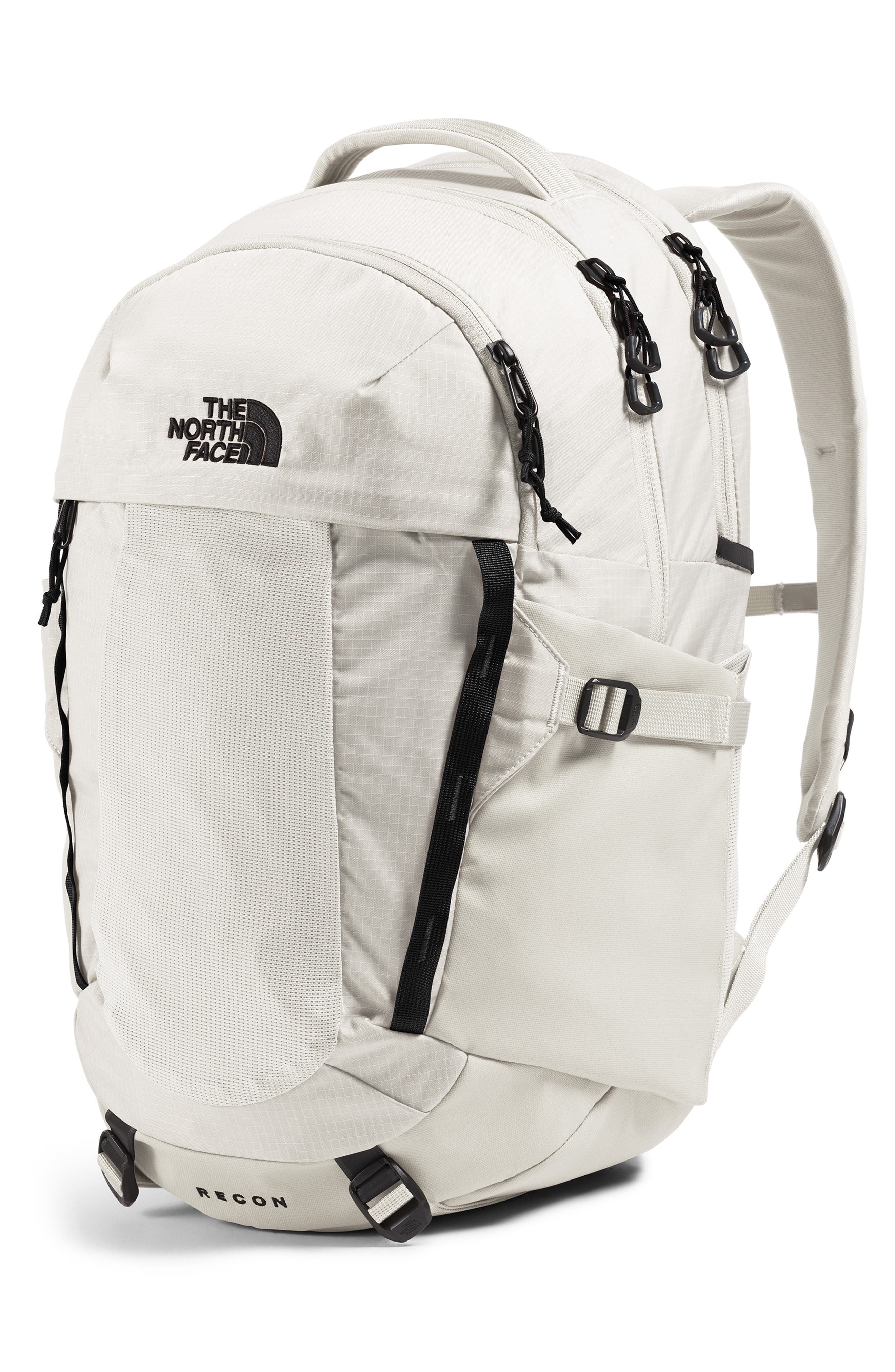 Women's Recon Backpack, Alternate, color, WHITE DUNE/ TNF BLACK