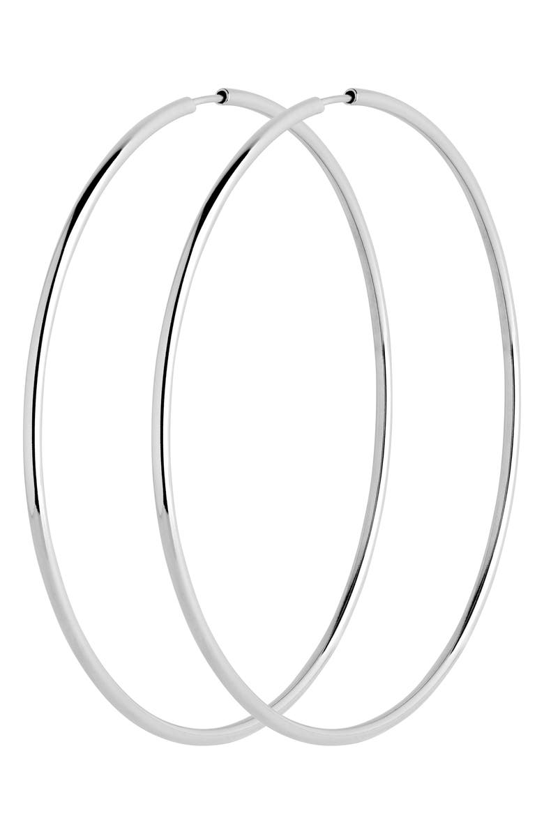 Maria Black Senorita 70mm Endless Hoop Earrings, Main, color, 