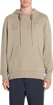 Moncler Logo Appliqué Cotton Hoodie