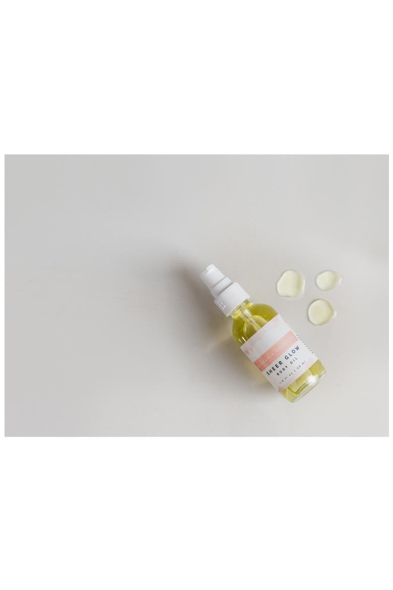 Macadamia Safflower Sheer Glow Body Oil, Alternate, color, NO COLOR