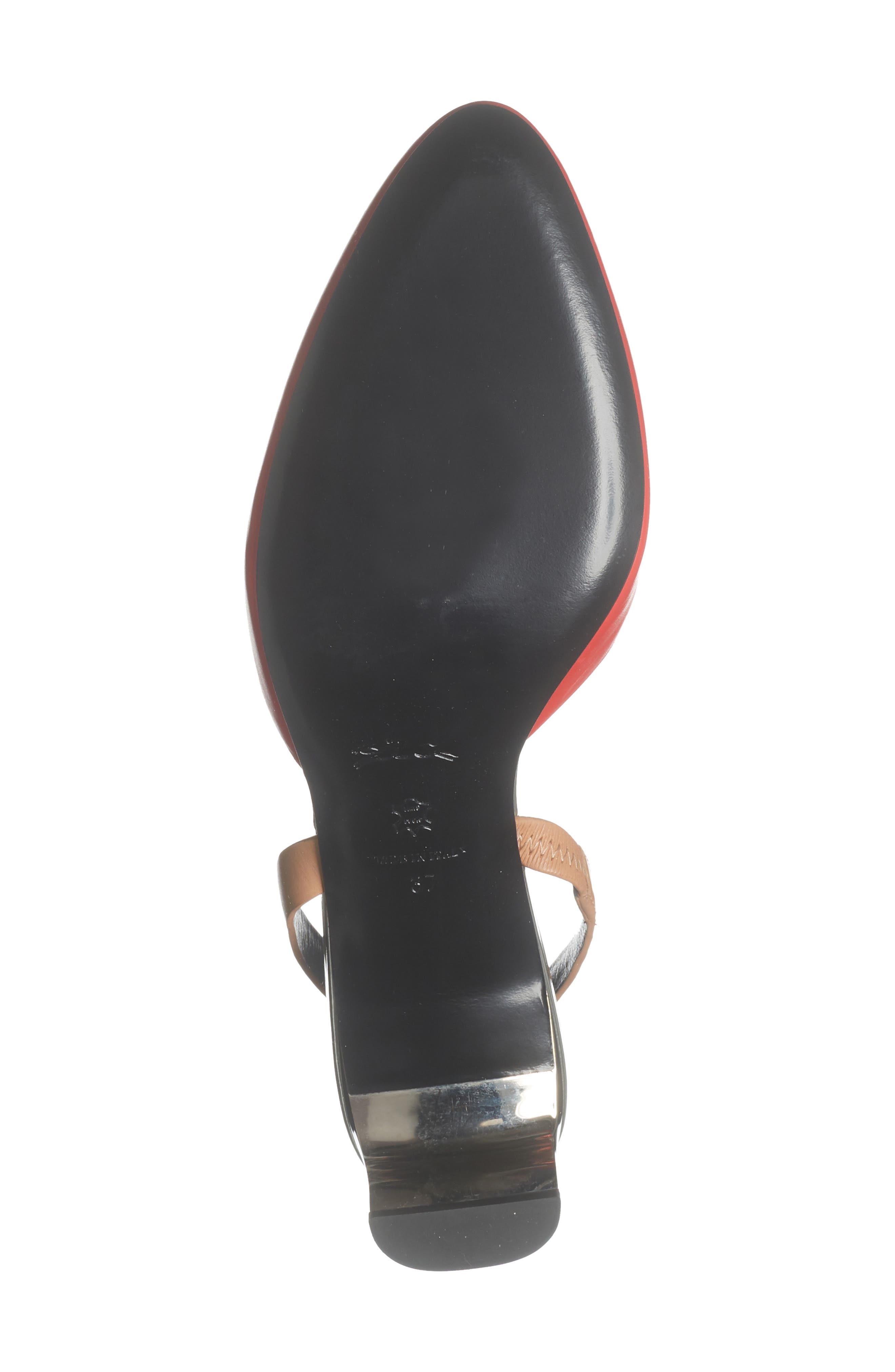 Longchamp Slingback Pump, Alternate, color, Red Kiss