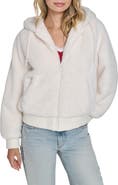 Champion Faux Fur Bomber Hoodie