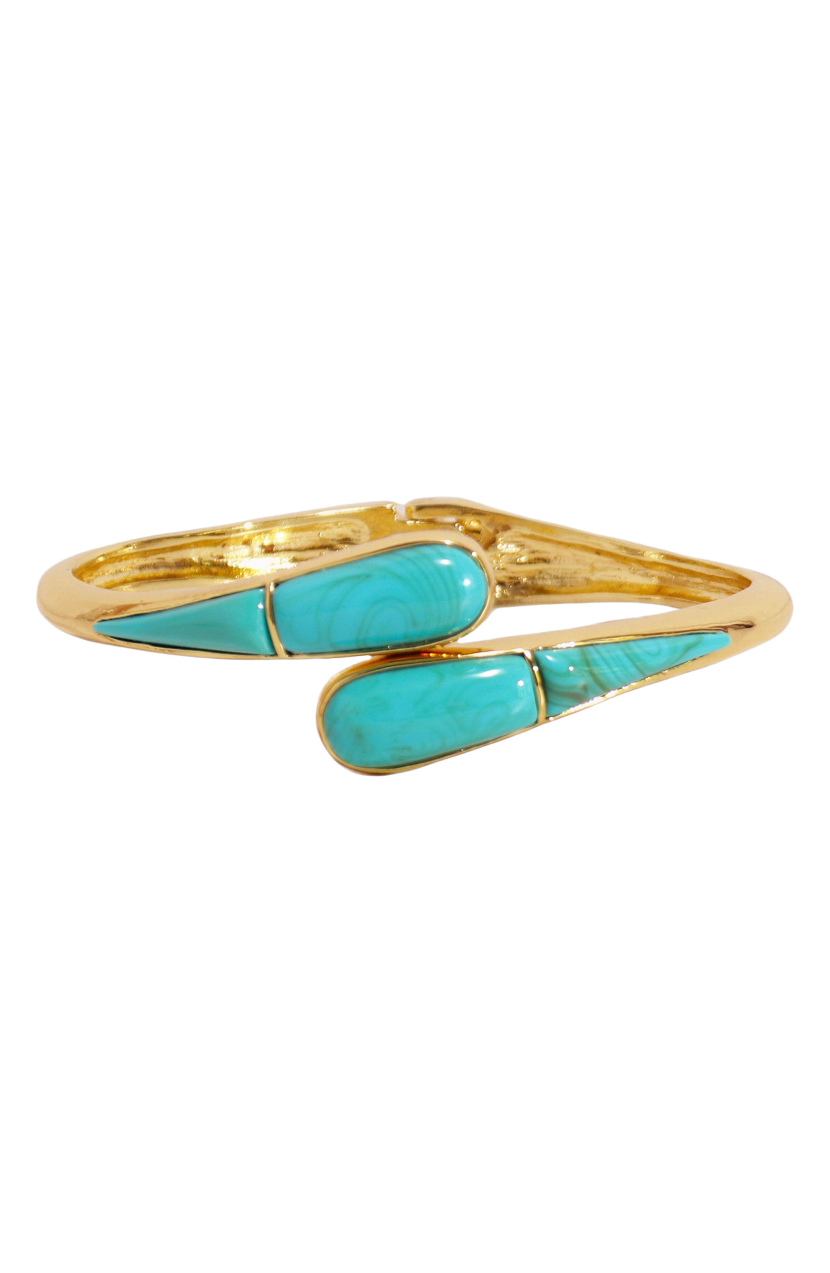 selected GOLD/ TURQUOISE