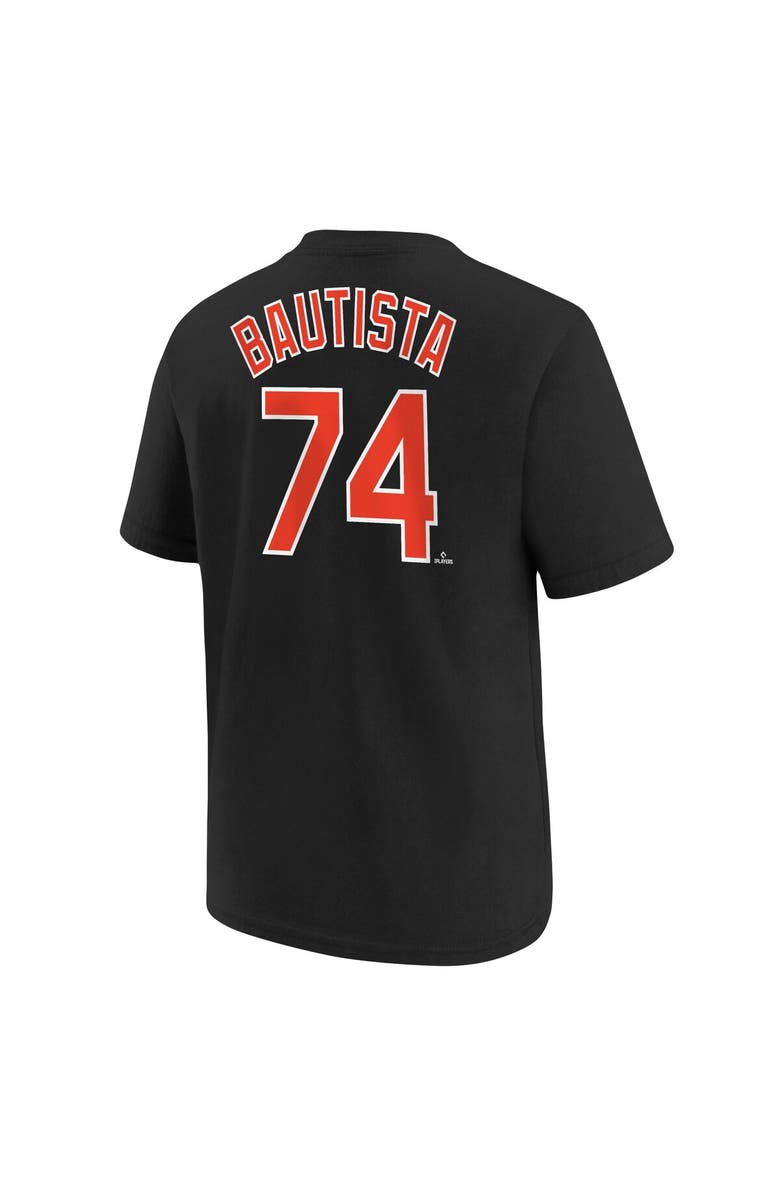 Nike Youth Nike Felix Bautista Black Baltimore Orioles Name & Number T-Shirt, Alternate, color, 