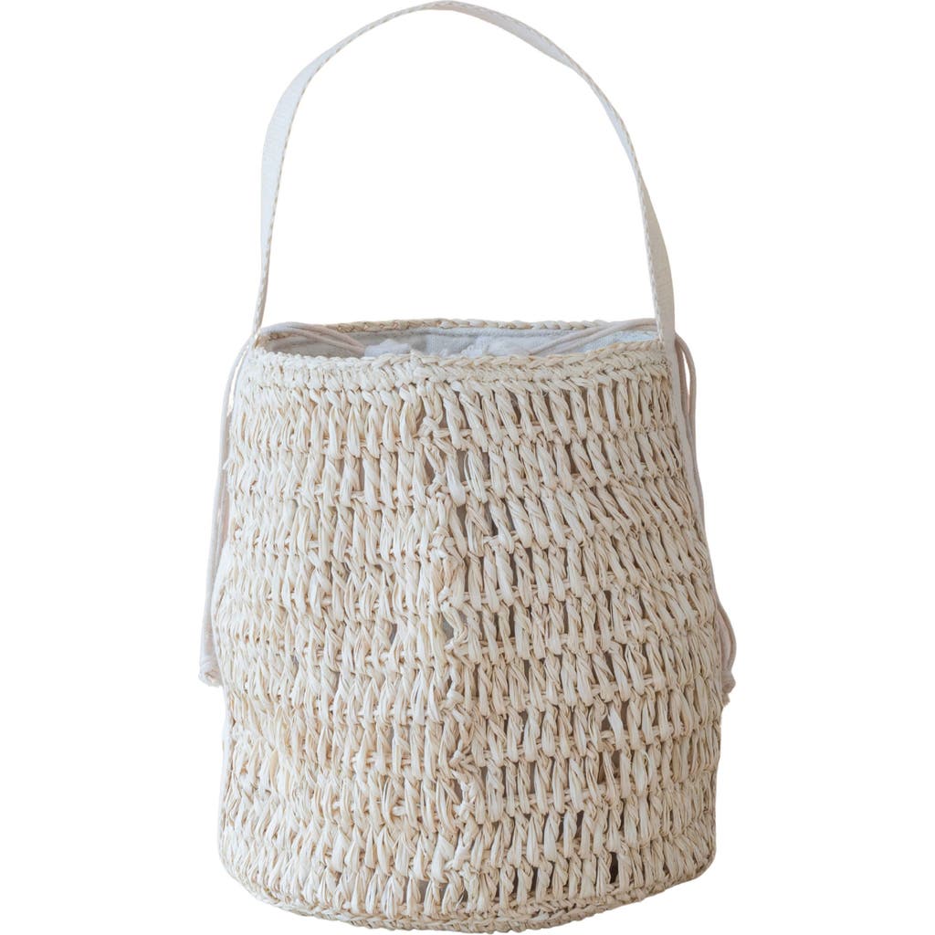 LIKHA Raffia Bucket Bag in Natural at Nordstrom
