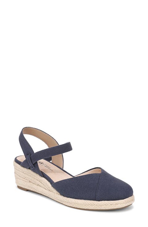 Pilar Slingback Espadrille Platform Wedge Sandal (Women)