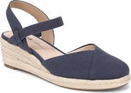 LifeStride Pilar Slingback Espadrille Platform Wedge Sandal