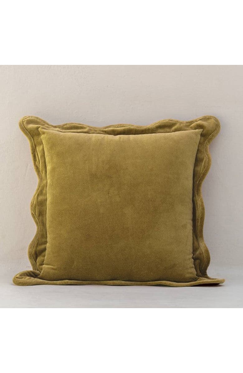 Mela Artisans Scallop Velvet Pillow - Cover Only, Main, color, 