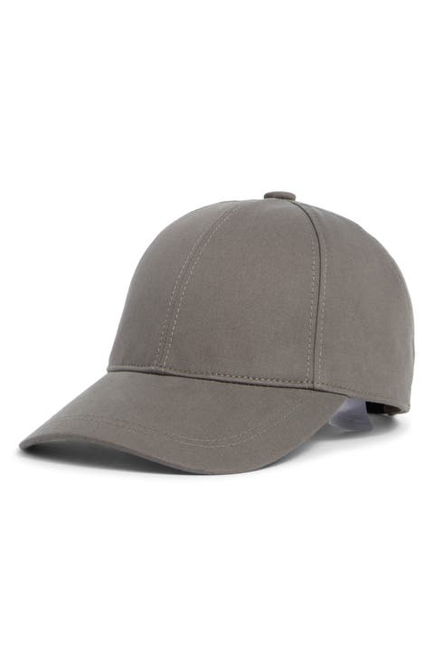 Lux Adjustable 6-Panel Cotton Gabardine Baseball Cap