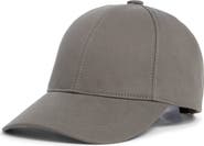 Vince Lux Adjustable 6-Panel Cotton Gabardine Baseball Cap
